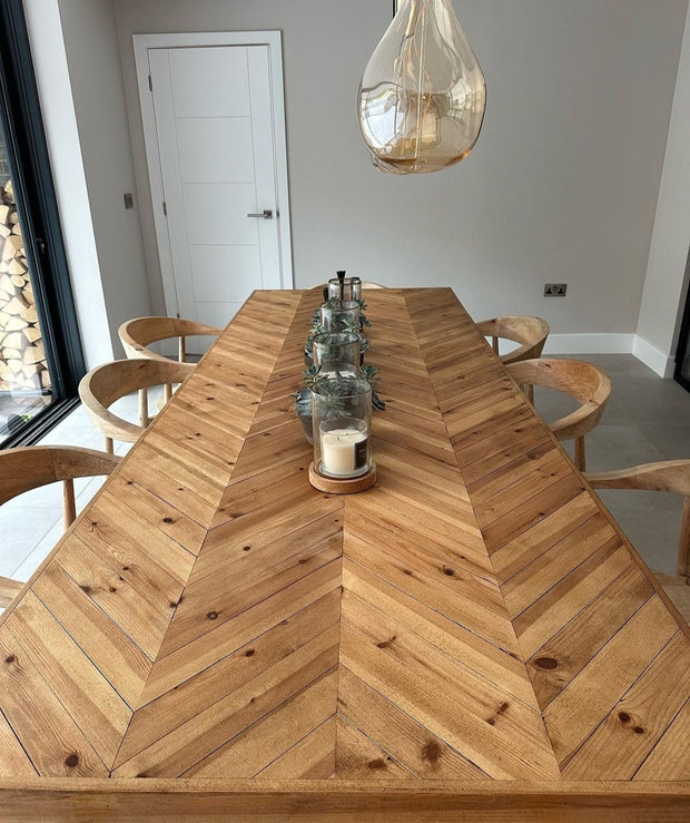 Herringbone Dining Table