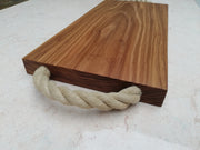 Oak and Rope Serving Board - Large