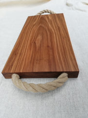 Oak and Rope Serving Board - Large