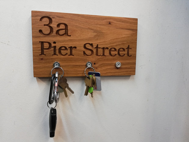 Oak Magnetic Key holder