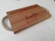 Oak and Rope Serving Board - Small