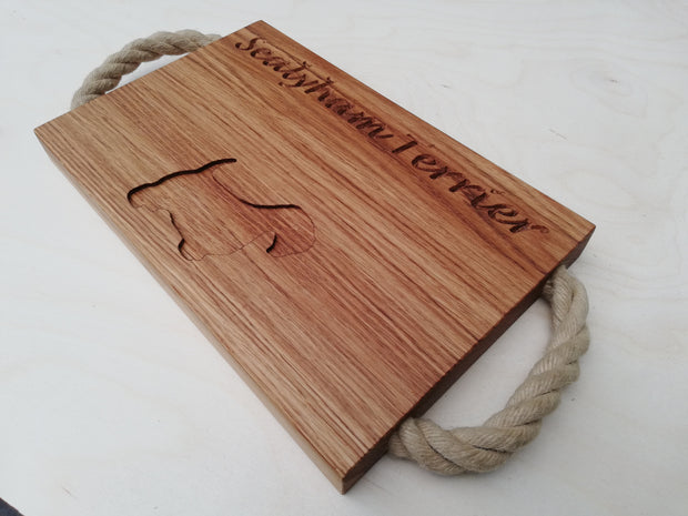 Oak and Rope Serving Board - Small