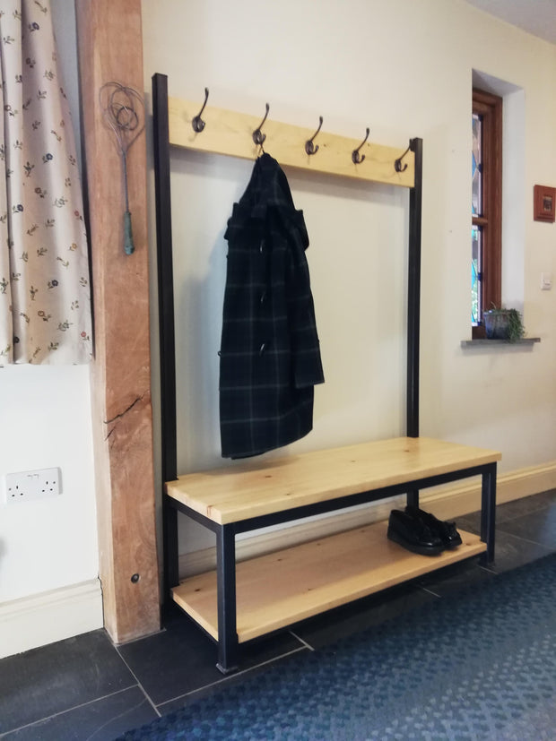 Hallway Bench and Coat Rack