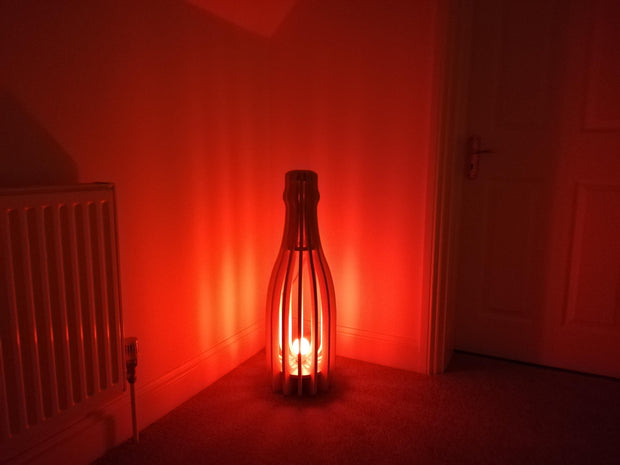 Prosecco Bottle Floor Lamp