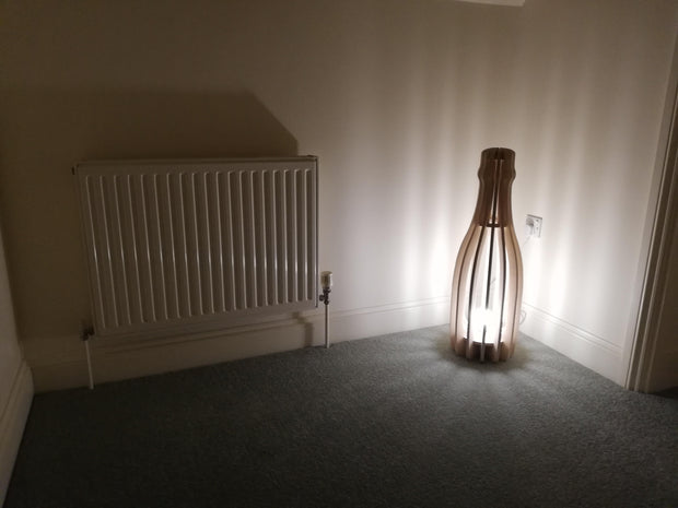 Prosecco Bottle Floor Lamp