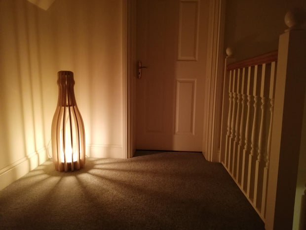 Prosecco Bottle Floor Lamp