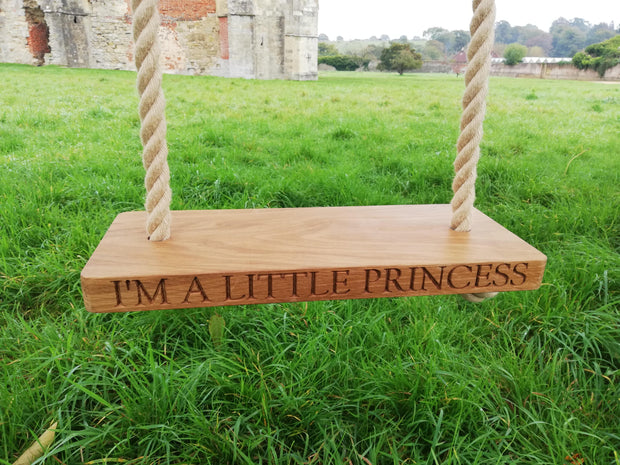 Childrens Oak Garden Swing