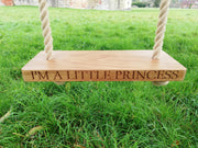 Childrens Oak Garden Swing