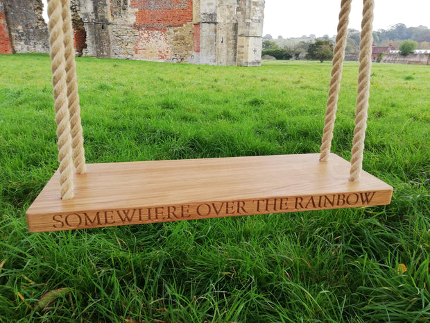 Large Oak Garden Swing