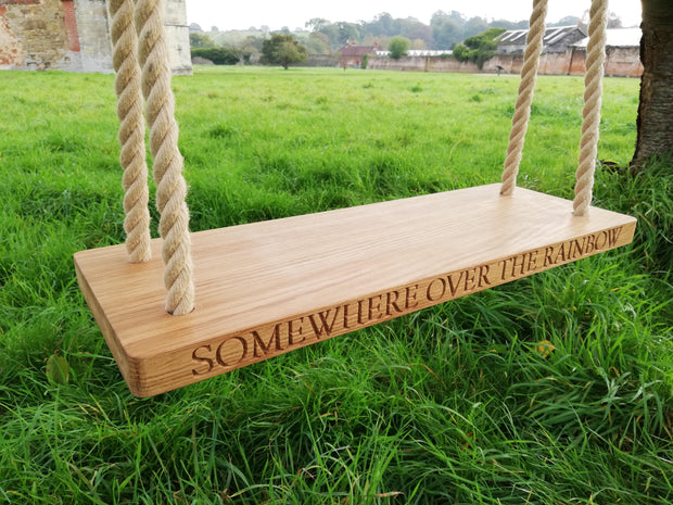Large Oak Garden Swing