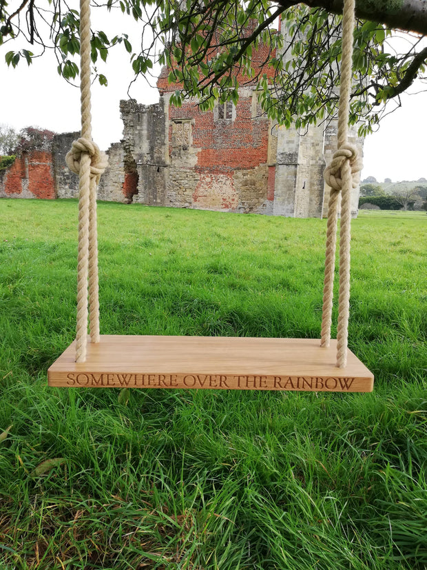 Large Oak Garden Swing