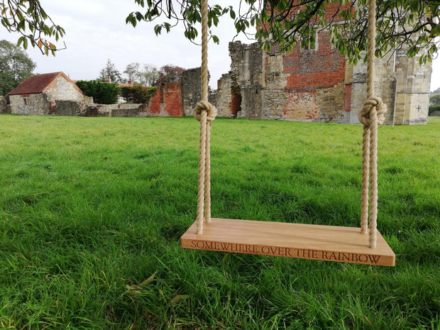 Large Oak Garden Swing