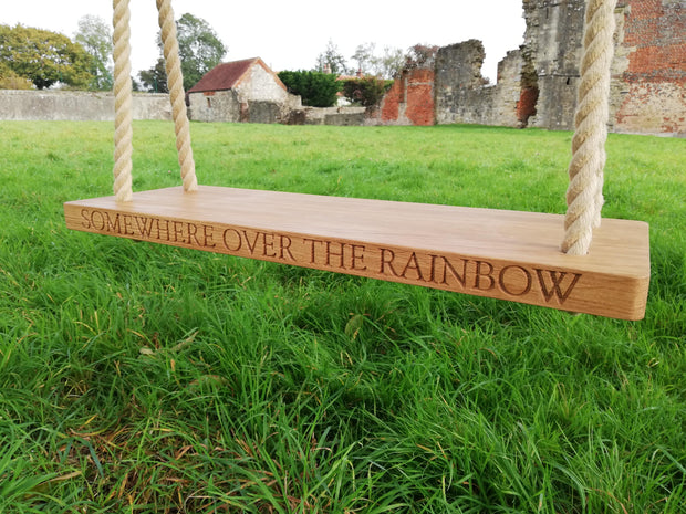 Large Oak Garden Swing